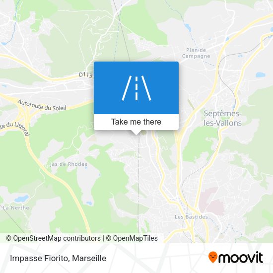 Impasse Fiorito map