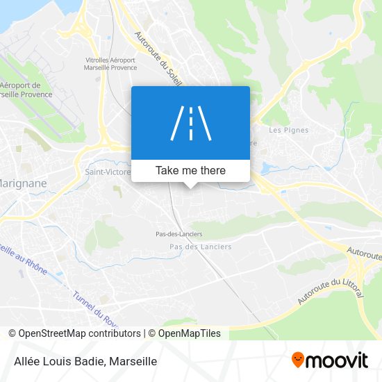 Allée Louis Badie map