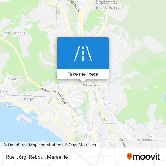Rue Jórgi Reboul map