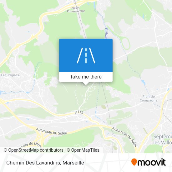 Chemin Des Lavandins map