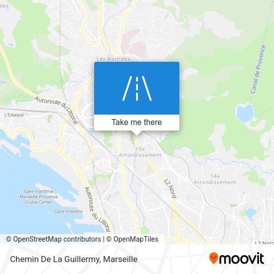 Chemin De La Guillermy map
