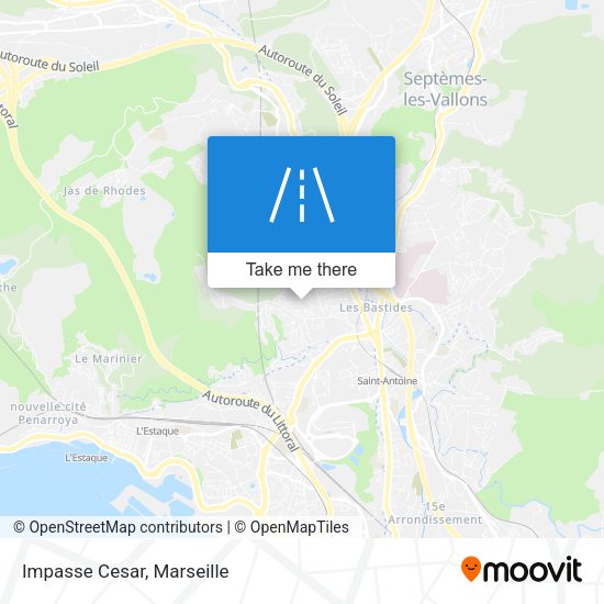 Impasse Cesar map