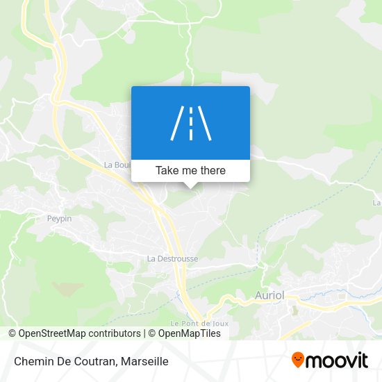 Chemin De Coutran map