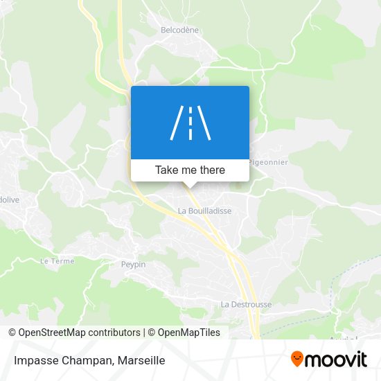 Impasse Champan map