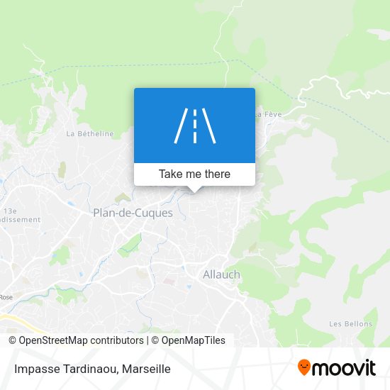 Impasse Tardinaou map