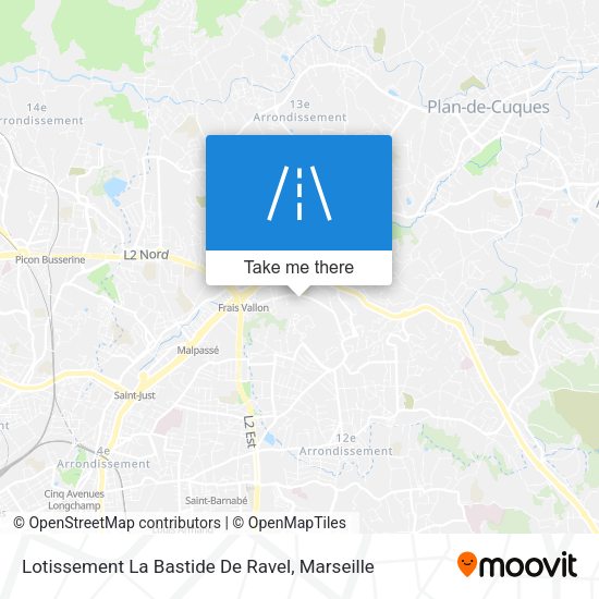 Lotissement La Bastide De Ravel map