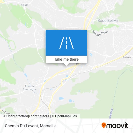 Chemin Du Levant map