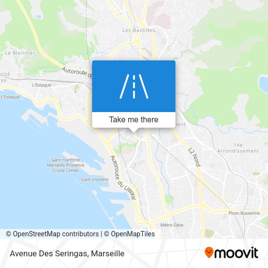 Avenue Des Seringas map