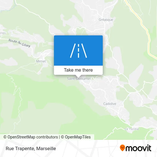 Rue Trapente map