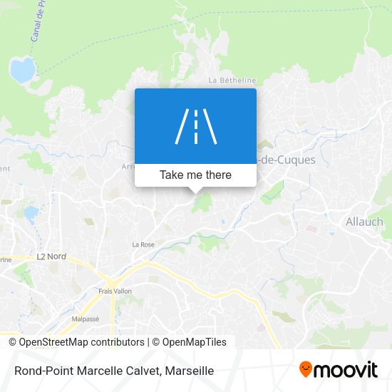 Rond-Point Marcelle Calvet map