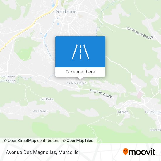 Avenue Des Magnolias map