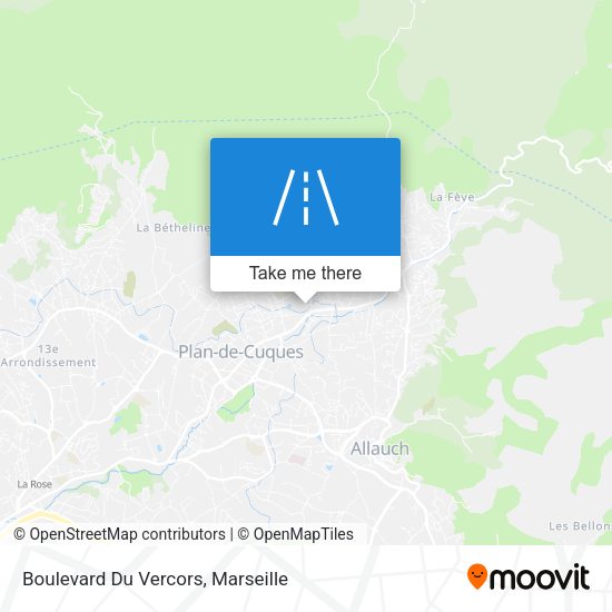 Boulevard Du Vercors map
