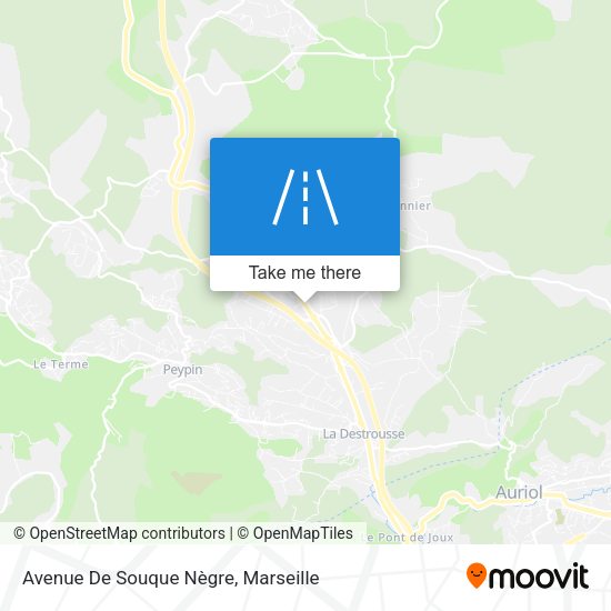 Avenue De Souque Nègre map