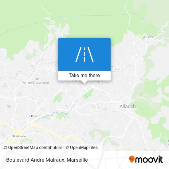 Boulevard André Malraux map