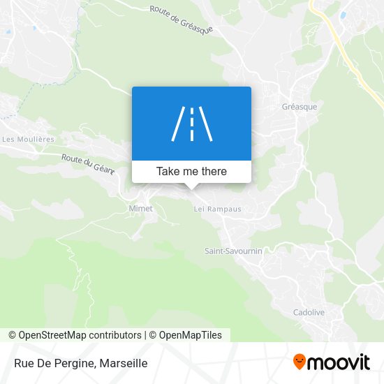 Rue De Pergine map