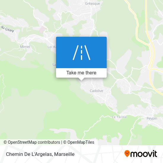 Chemin De L'Argelas map