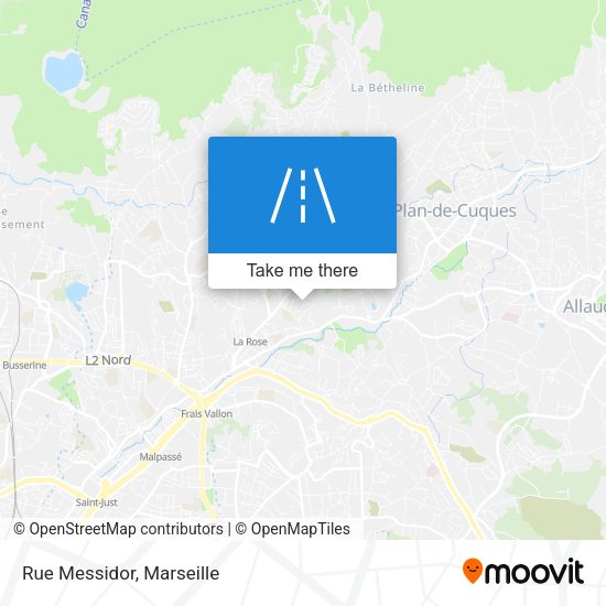 Rue Messidor map