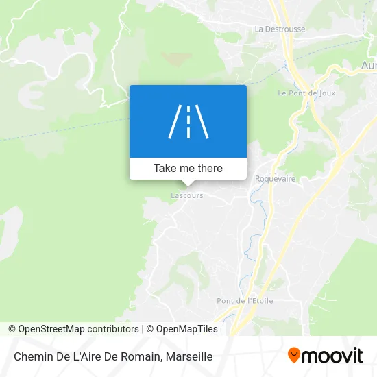 Chemin De L'Aire De Romain map