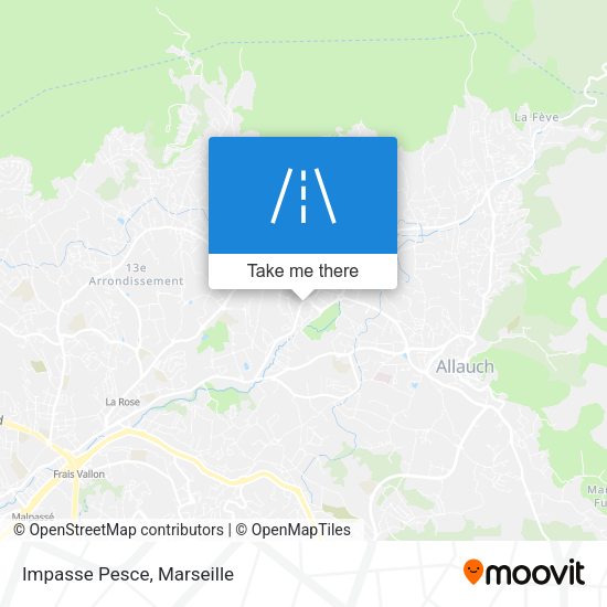 Impasse Pesce map