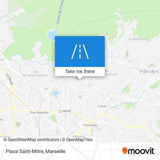 Place Saint-Mitre map