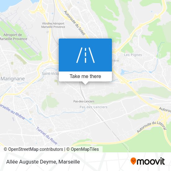 Allée Auguste Deyme map