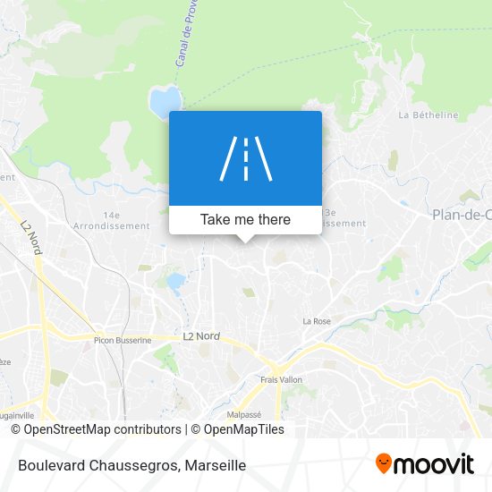 Boulevard Chaussegros map