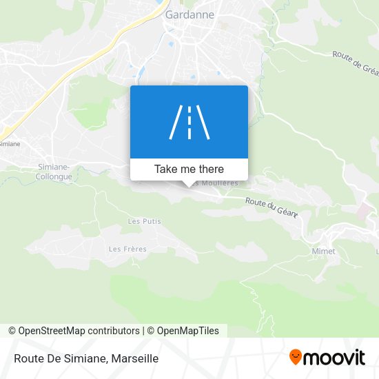 Route De Simiane map