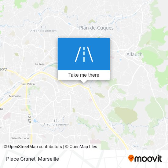 Place Granet map