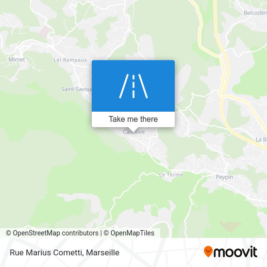 Rue Marius Cometti map