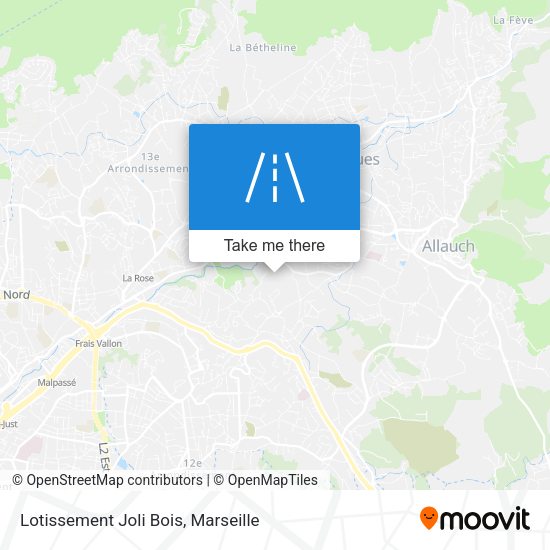 Lotissement Joli Bois map