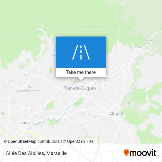 Allée Des Alpilles map
