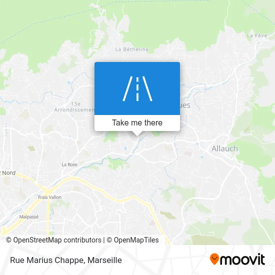 Rue Marius Chappe map