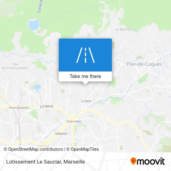 Lotissement Le Sauclar map