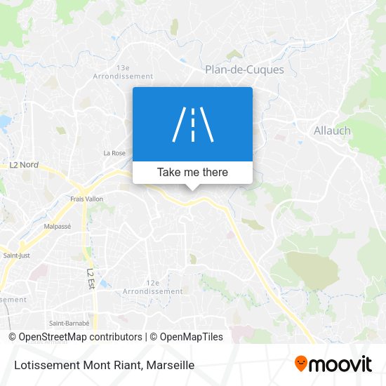 Lotissement Mont Riant map