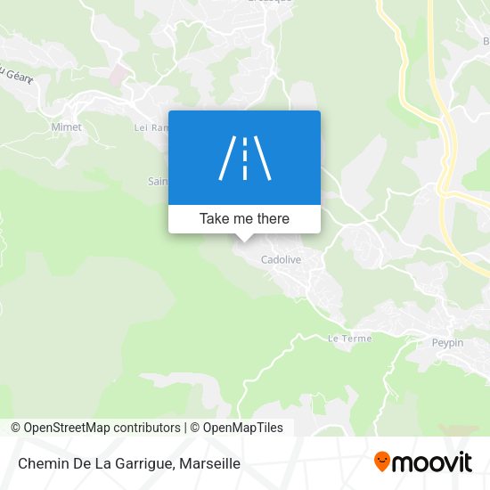 Chemin De La Garrigue map