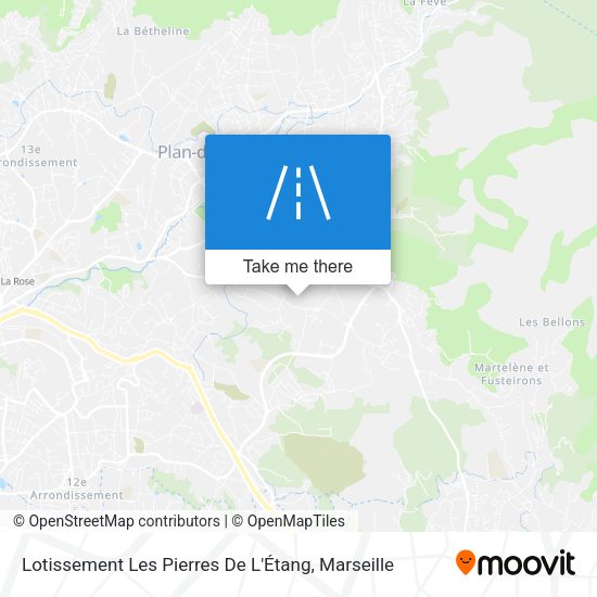 Lotissement Les Pierres De L'Étang map