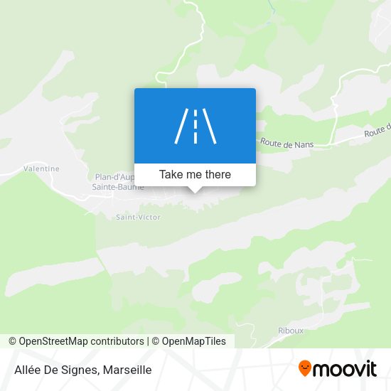 Allée De Signes map