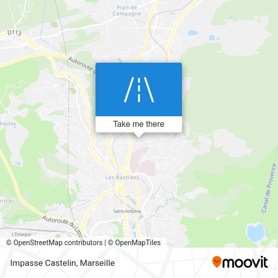 Impasse Castelin map