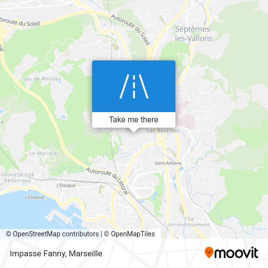 Impasse Fanny map
