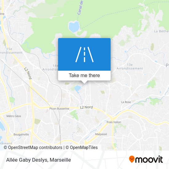 Allée Gaby Deslys map