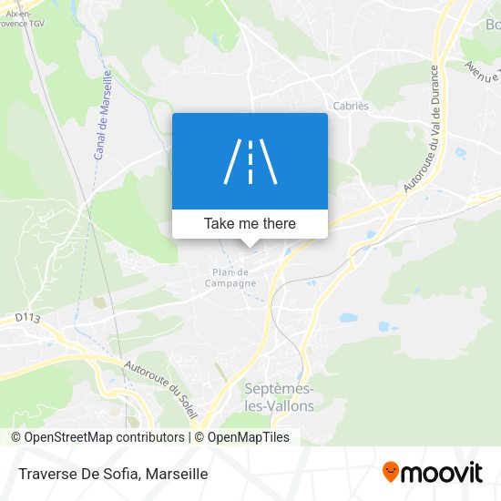 Traverse De Sofia map
