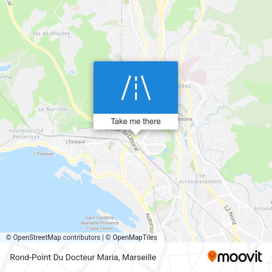 Rond-Point Du Docteur Maria map
