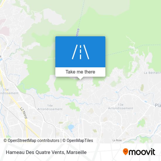 Hameau Des Quatre Vents map