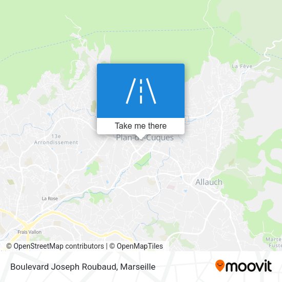 Boulevard Joseph Roubaud map