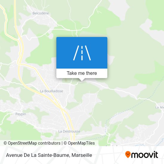 Avenue De La Sainte-Baume map