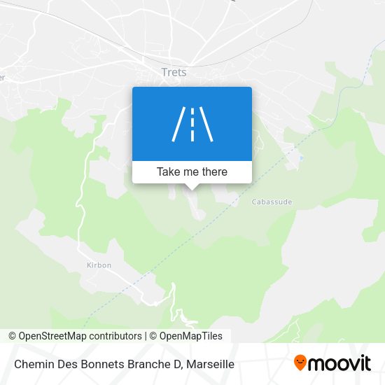 Chemin Des Bonnets Branche D map