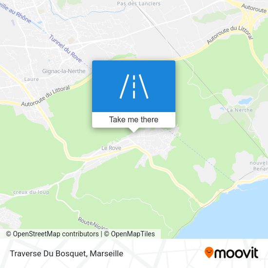 Traverse Du Bosquet map
