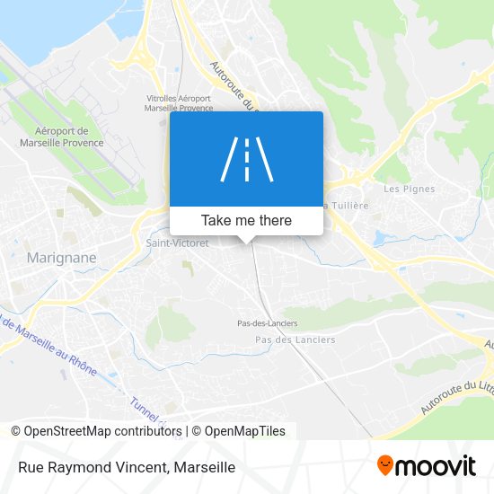 Rue Raymond Vincent map