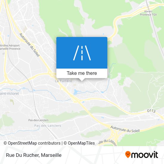 Rue Du Rucher map