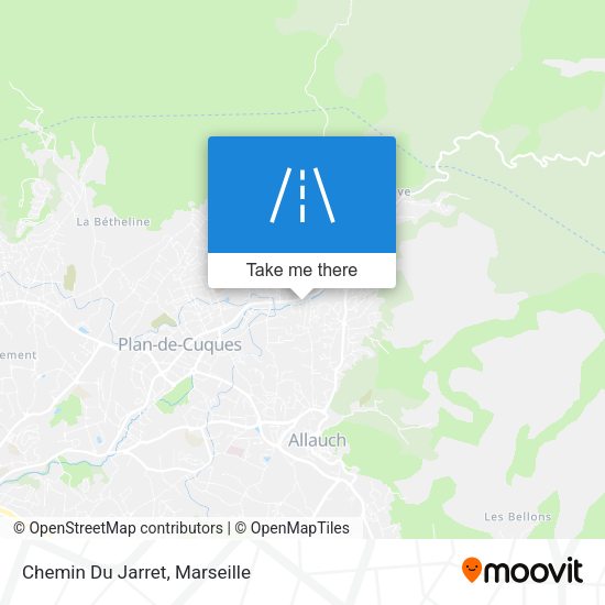 Chemin Du Jarret map